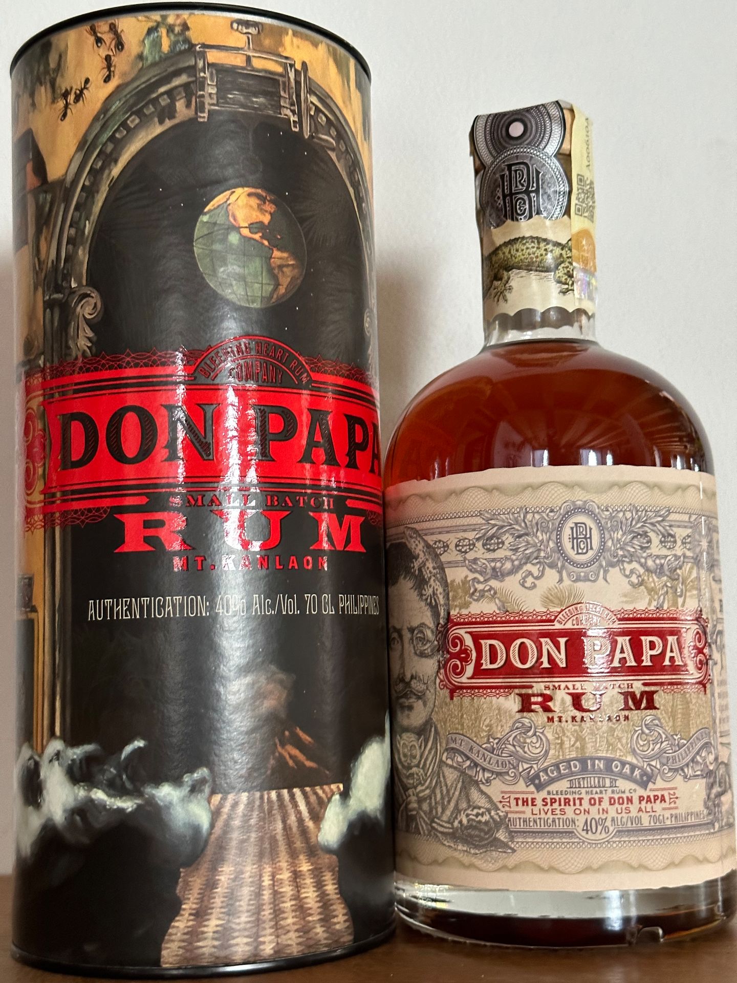 Don Papa Art Canister Edition, 40%, stará receptura